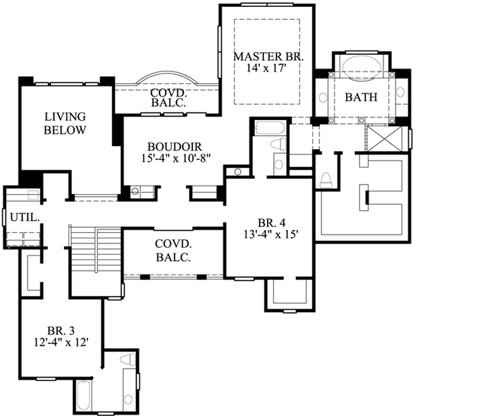 Upper/Second Floor Plan:62-244