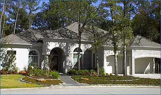 Traditional house plans 62-245 - front exterior, 3,858 sq ft, 4 bed, 3 bath house plans | Monster House Plans