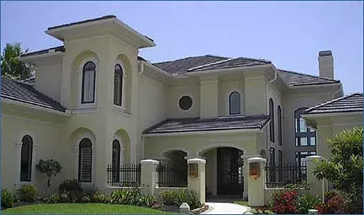 Mediterranean house plans 62-251 - front exterior, 3,797 sq ft, 4 bed, 4 bath house plans | Monster House Plans