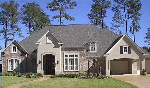 Traditional house plans 62-255 - front exterior, 3,896 sq ft, 4 bed, 3 bath house plans | Monster House Plans