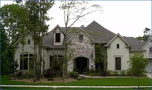 Traditional house plans 62-260 - front exterior, 3,912 sq ft, 4 bed, 3 bath house plans | Monster House Plans