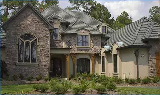 French Country house plans 62-283 - front exterior, 4,083 sq ft, 4 bed, 4 bath house plans | Monster House Plans
