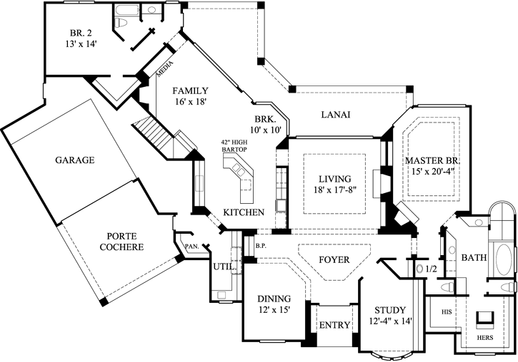 Main Floor Plan: 62-296