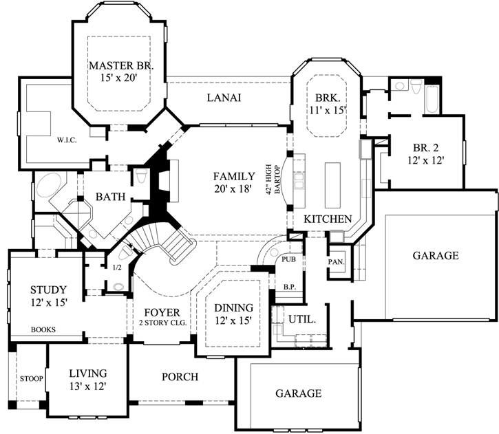 Main Floor Plan: 62-302