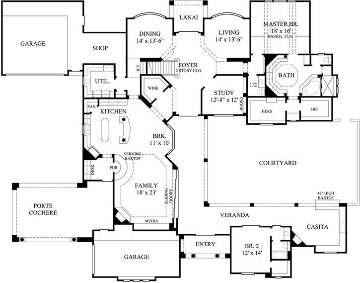 Main Floor Plan: 62-311