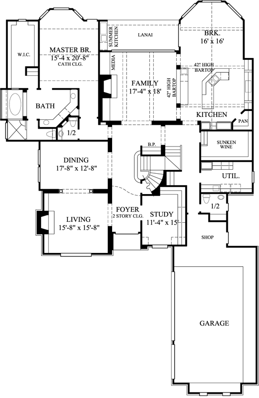 Main Floor Plan: 62-384