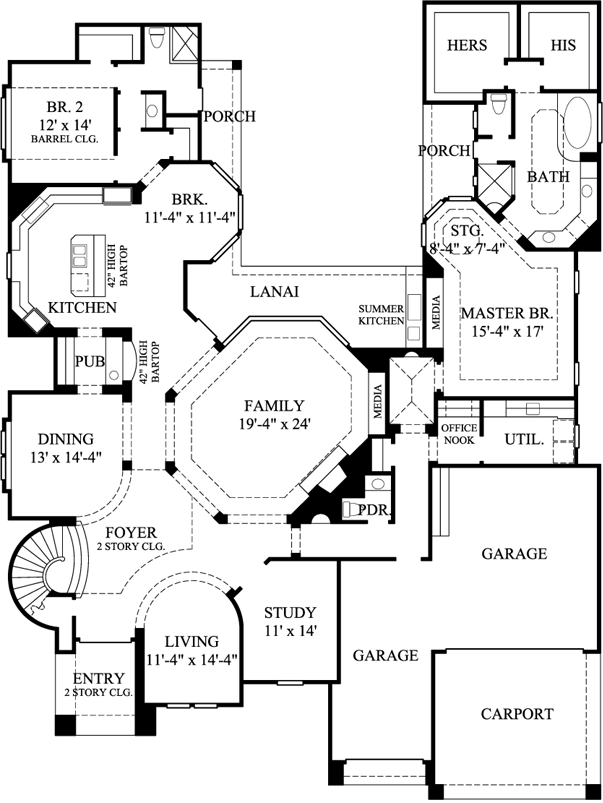 Main Floor Plan: 62-393