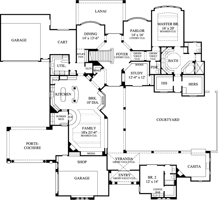 Main Floor Plan: 62-412