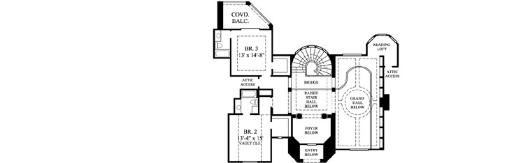 Upper/Second Floor Plan:62-425