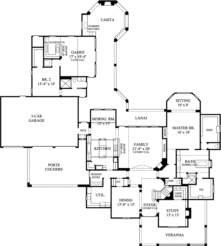 Main Floor Plan: 62-429