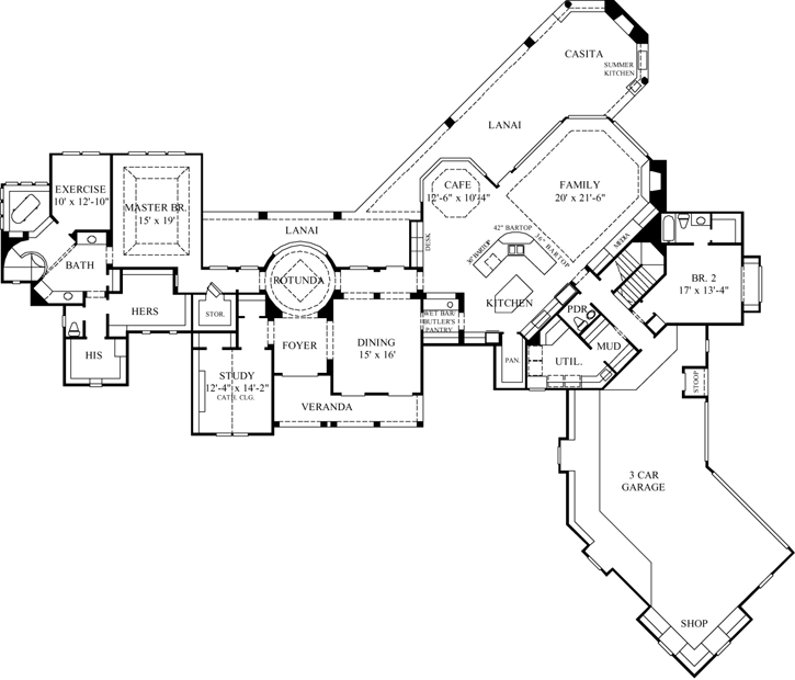Main Floor Plan: 62-445