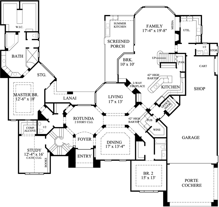 Main Floor Plan: 62-454