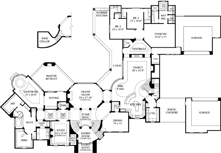 Main Floor Plan: 62-491