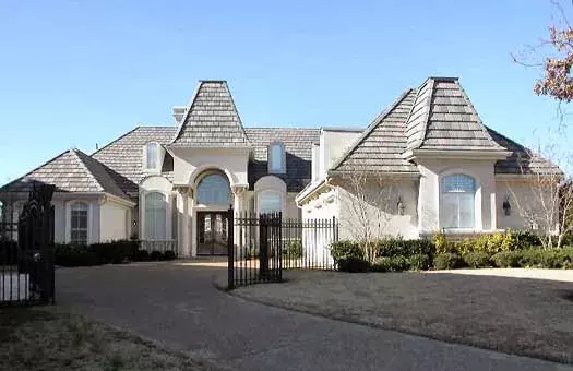 French Country house plans 63-108 - front exterior, 3,329 sq ft, 3 bed, 3 bath house plans | Monster House Plans