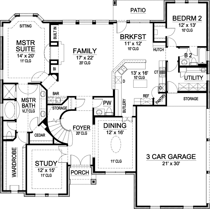 Main Floor Plan: 63-131
