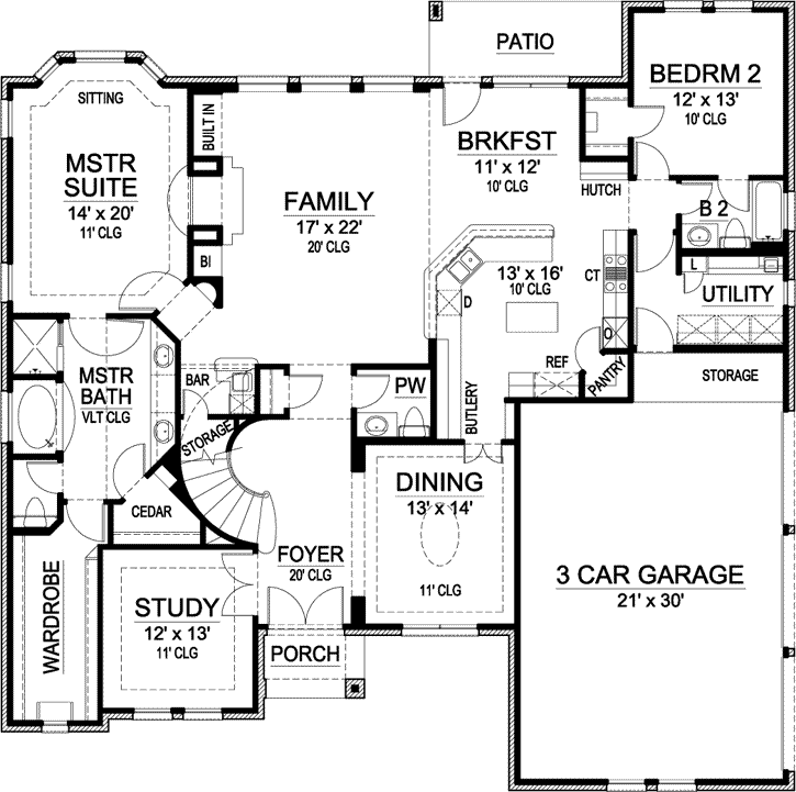 Main Floor Plan: 63-132