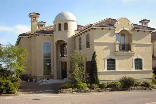 Italian house plans 63-141 - front exterior, 4,594 sq ft, 4 bed, 5 bath house plans | Monster House Plans