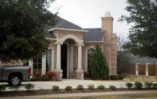 European house plans 63-164 - front exterior, 4,520 sq ft, 4 bed, 4 bath house plans | Monster House Plans