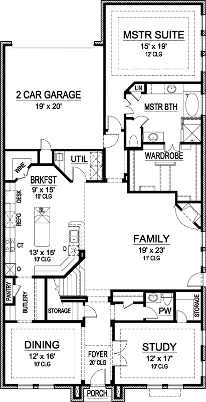 Main Floor Plan: 63-169