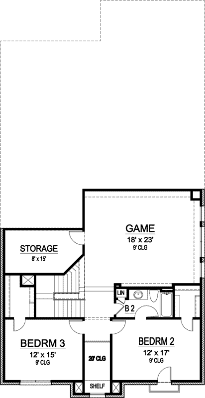 Upper/Second Floor Plan:63-169