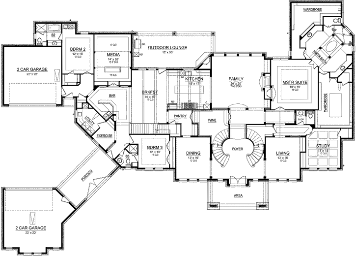 Main Floor Plan: 63-170