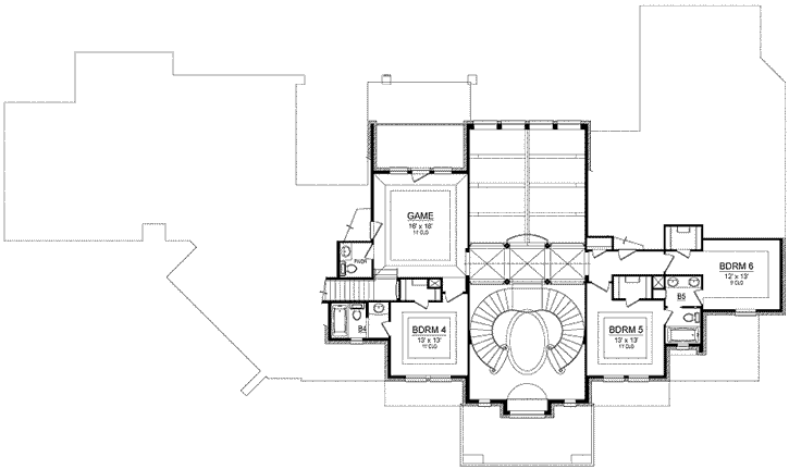 Upper/Second Floor Plan:63-170