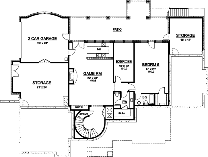 Lower Floor Plan: 63-219