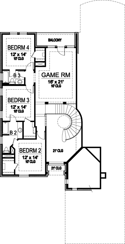 Upper/Second Floor Plan:63-220