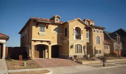 Mediterranean house plans 63-264 - front exterior, 4,319 sq ft, 4 bed, 4 bath house plans | Monster House Plans