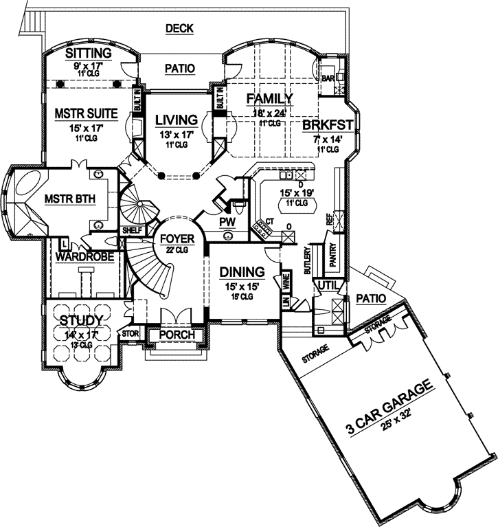 Main Floor Plan: 63-268