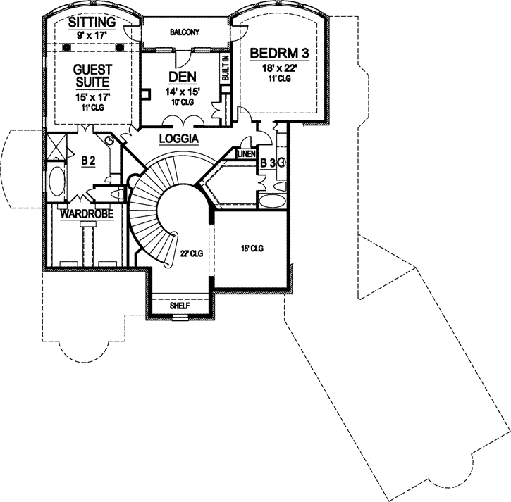 Upper/Second Floor Plan:63-268