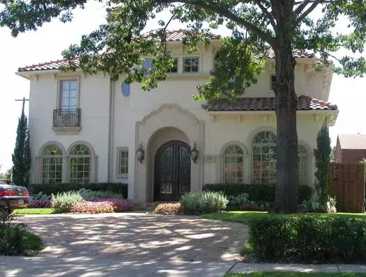 Mediterranean house plans 63-295 - front exterior, 5,757 sq ft, 5 bed, 5 bath house plans | Monster House Plans