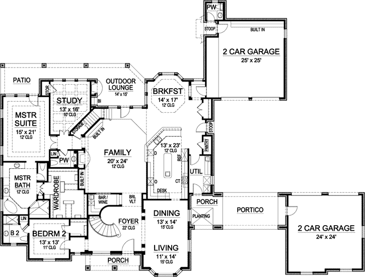 Main Floor Plan: 63-305