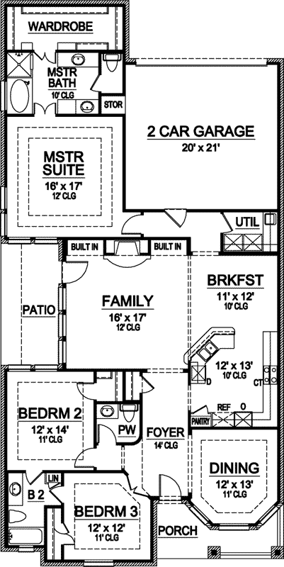 Main Floor Plan: 63-311