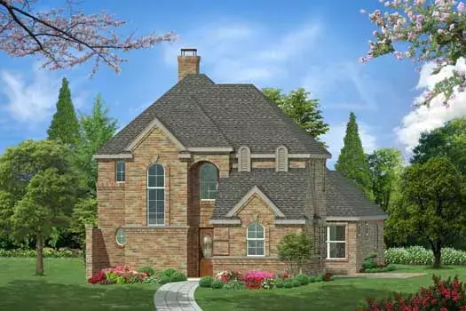 Traditional house plans 63-321 - front exterior, 2,959 sq ft, 3 bed, 3 bath house plans | Monster House Plans