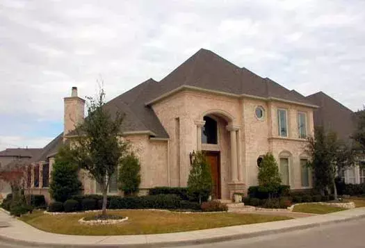 European house plans 63-324 - front exterior, 3,378 sq ft, 3 bed, 3 bath house plans | Monster House Plans