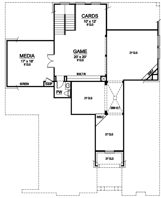 Upper/Second Floor Plan:63-334