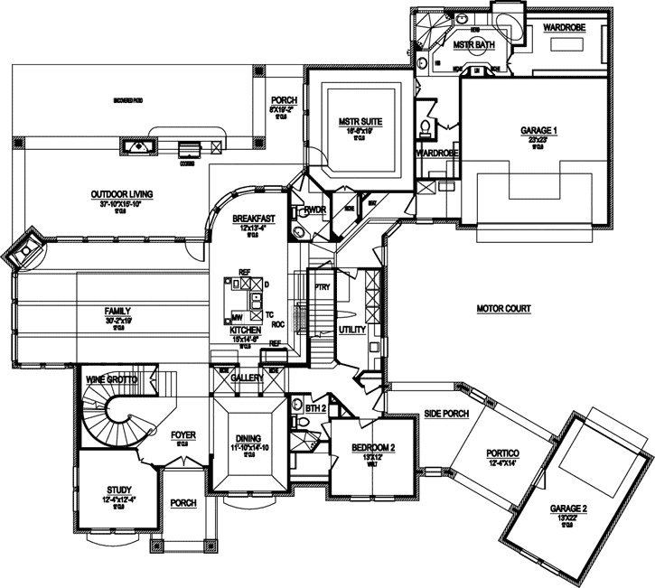 Main Floor Plan: 63-347