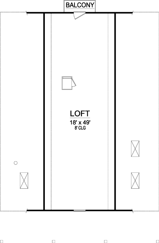 Upper/Second Floor Plan: 63-366