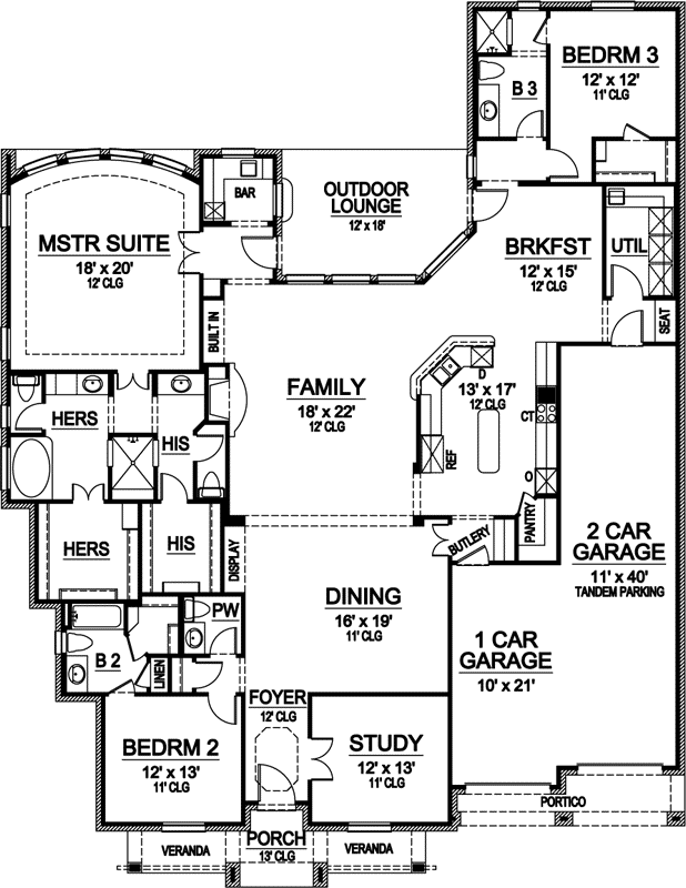 Main Floor Plan: 63-409