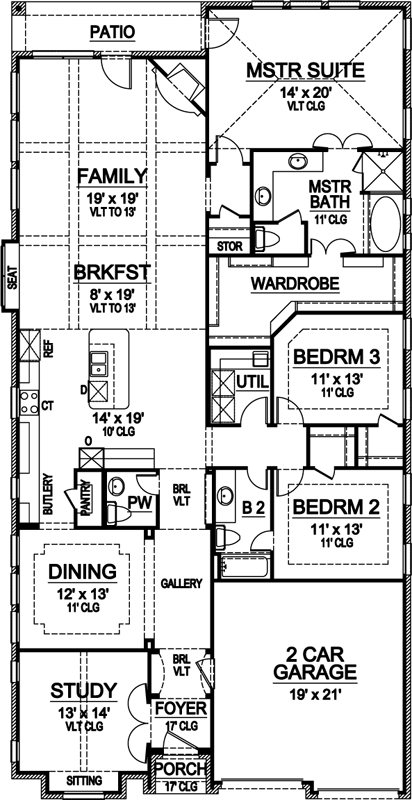 Main Floor Plan: 63-418