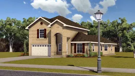 Traditional house plans 63-448 - front exterior, 2,860 sq ft, 4 bed, 3 bath house plans | Monster House Plans