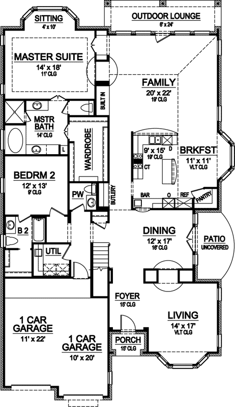 Main Floor Plan: 63-457