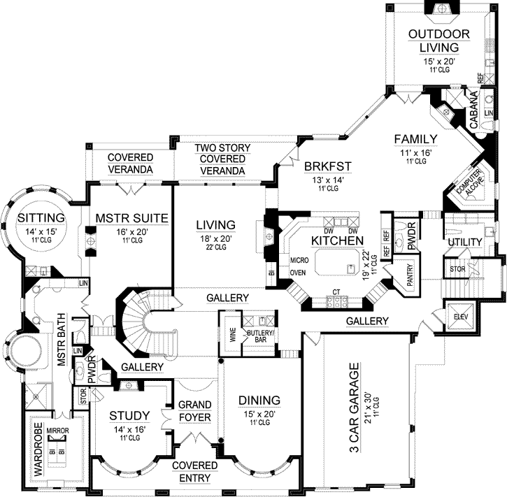 Main Floor Plan: 63-491