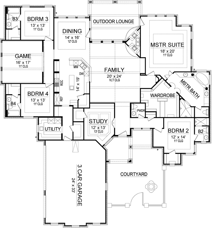 Main Floor Plan: 63-508