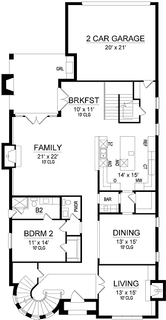 Main Floor Plan: 63-553