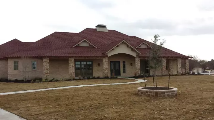Ranch house plans 63-625 - front exterior, 5,599 sq ft, 3 bed, 3 bath house plans | Monster House Plans
