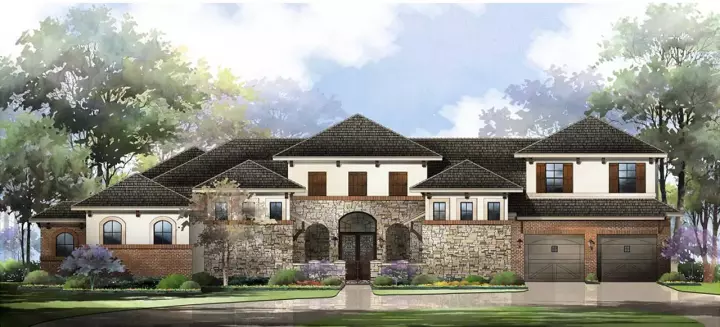 Modern house plans 63-630 - front exterior, 3,084 sq ft, 3 bed, 3 bath house plans | Monster House Plans
