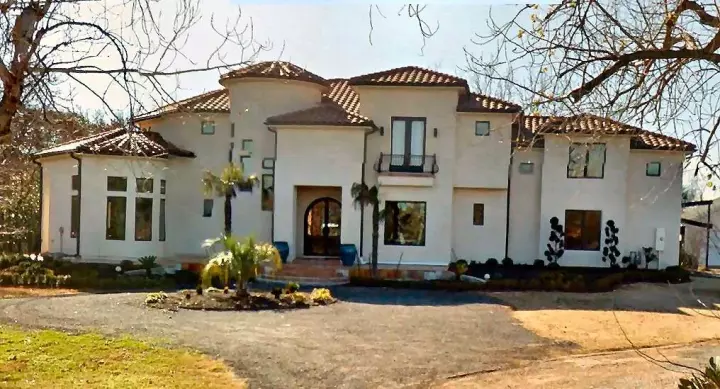 Mediterranean house plans 63-631 - front exterior, 3,756 sq ft, 3 bed, 4 bath house plans | Monster House Plans