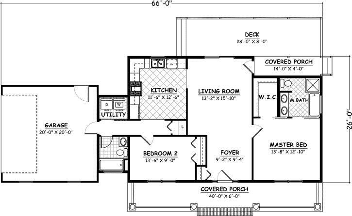 Main Floor Plan: 64-124